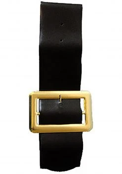 Rubies Costume Co. Inc Black 4 Inch Vinyl Belt