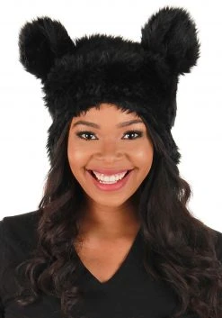Elope Plush Hat Black Bear