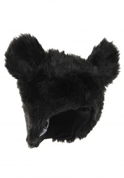 Elope Plush Hat Black Bear -Cheap Halloween Store black bear plush hat alt 2