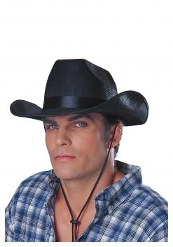 Costume Culture By Franco LLC Black Cowboy Rancher Hat