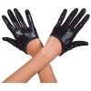 Music Legs Black Cropped Gloves For Adults