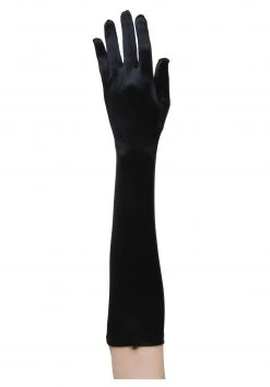 Fun Costumes Black Flapper Costume Gloves
