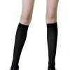 Leg Avenue Black Knee High Women's Stockings