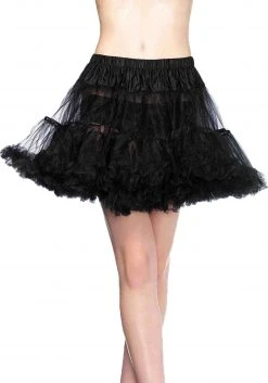 Leg Avenue Black Layered Tulle Petticoat