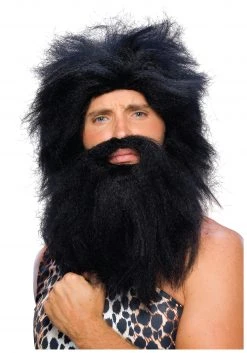 Rubies Costume Co. Inc Black Prehistoric Wig And Beard