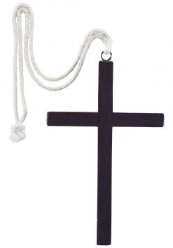 Rubies Costume Co. Inc Black Wood Monk Cross