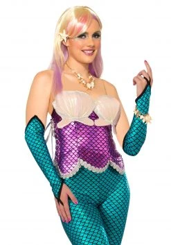 Forum Novelties, Inc Blue Mermaid Sleeves