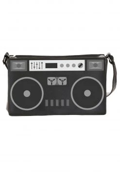 Fushengyuan Industry CO., Black Boombox Costume Purse -Cheap Halloween Store boombox purse alt 2