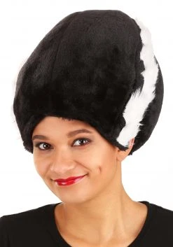 Elope Plush Bride Of Frankenstein Costume Hat -Cheap Halloween Store bride of frankenstein plush hat alt 1