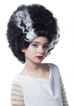 Cheap Halloween Store -Cheap Halloween Store bride of frankenstein wig child adult2