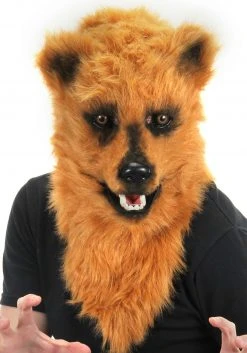 Elope Brown Mouth Mover Bear Mask