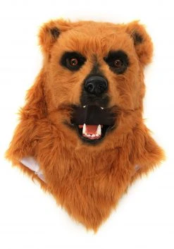 Cheap Halloween Store -Cheap Halloween Store brown bear mouth mover mask alt 1
