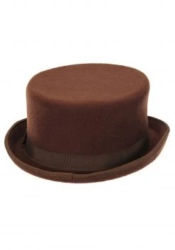 Elope Brown John Bull Top Costume Hat -Cheap Halloween Store brown john bull hat alt 3