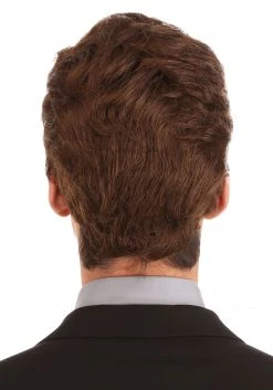 Westbay, Inc Brown Salesman Wig 5 Westbay, Inc Brown Salesman Wig -Cheap Halloween Store brown salesman wig alt 2