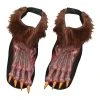 Fun World Brown Werewolf Shoe Covers
