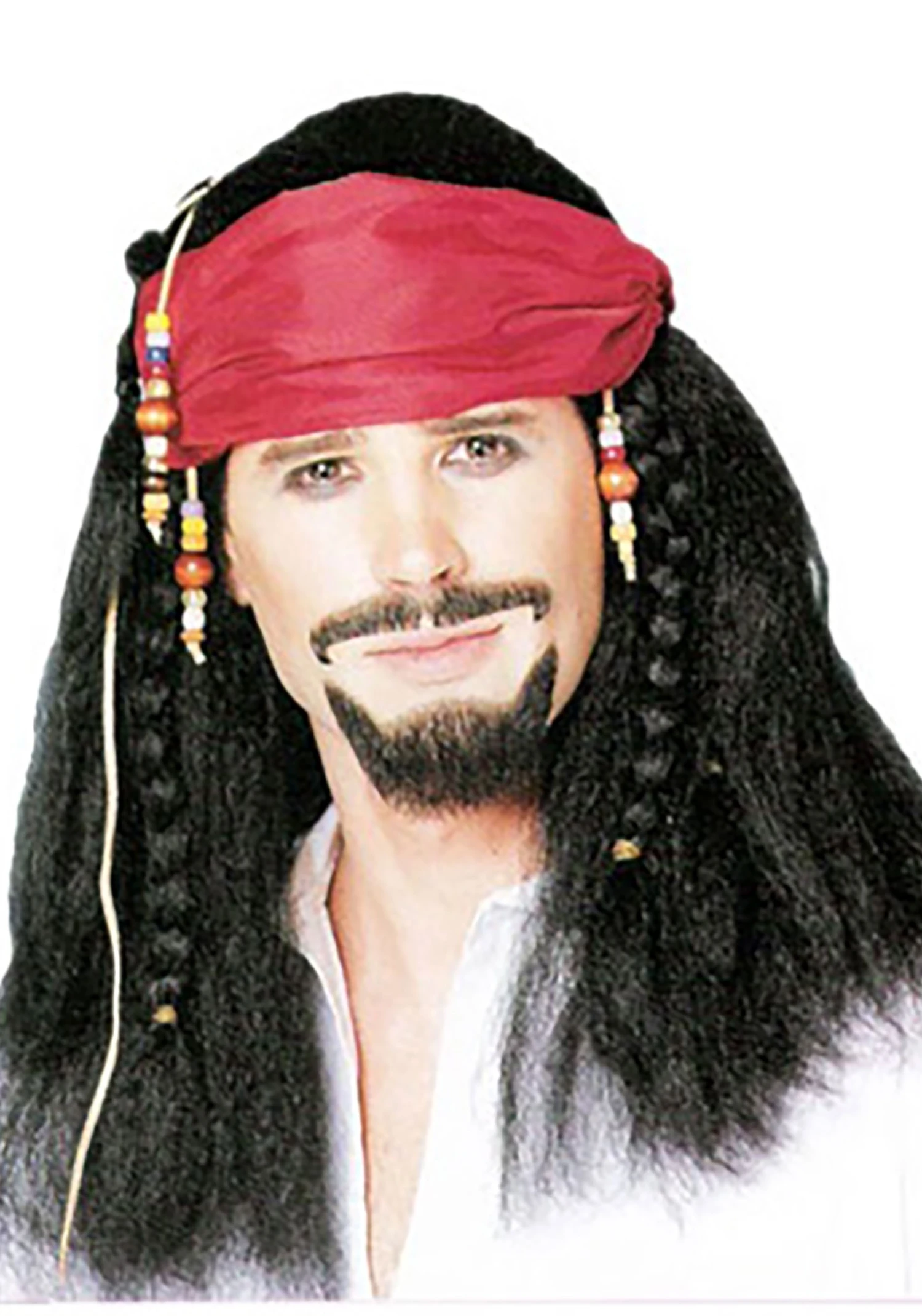 Costume Culture By Franco LLC Buccaneer Braided Wig & Bandana 1 Costume Culture By Franco LLC Buccaneer Braided Wig & Bandana