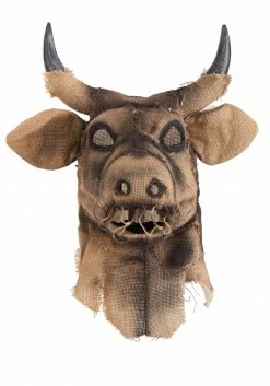 Elope Bull Scarecrow Mouth Mover Mask -Cheap Halloween Store bull scarecrow mouth mover mask alt 4