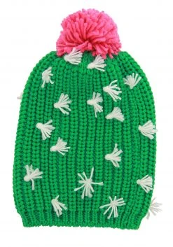 Elope Cactus Knit Slouch Beanie -Cheap Halloween Store cactus knit slouch beanie alt 2