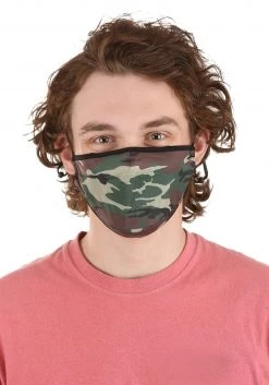 Scratch Tracks Camo Protective Face Covering Fabric Mask