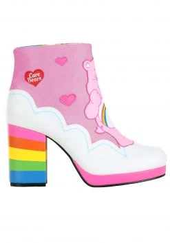 Dongguan Pei Feng Shoes Co., Ltd. Care Bears Ankle Boots: Cheer Bear -Cheap Halloween Store care bears cheer bear ankle boots alt 10