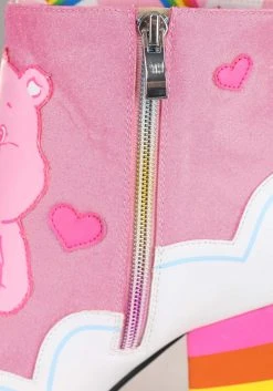 Dongguan Pei Feng Shoes Co., Ltd. Care Bears Ankle Boots: Cheer Bear -Cheap Halloween Store care bears cheer bear ankle boots alt 7