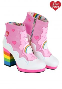Dongguan Pei Feng Shoes Co., Ltd. Care Bears Ankle Boots: Cheer Bear -Cheap Halloween Store care bears cheer bear ankle boots alt 9