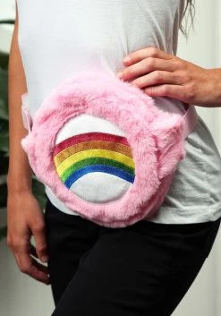 OMG Handbags Care Bears Cheer Bear Fanny Pack For Adults -Cheap Halloween Store care bears cheer bear fanny pack alt 4