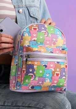 OMG Handbags Care Bears All Over Print Mini Backpack -Cheap Halloween Store care bears classic all over print mini backpack alt 13