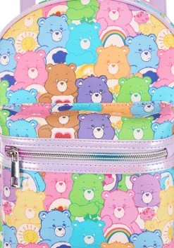OMG Handbags Care Bears All Over Print Mini Backpack -Cheap Halloween Store care bears classic all over print mini backpack alt 5