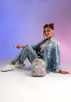 OMG Handbags Care Bears All Over Print Mini Backpack -Cheap Halloween Store care bears classic all over print mini backpack alt 8