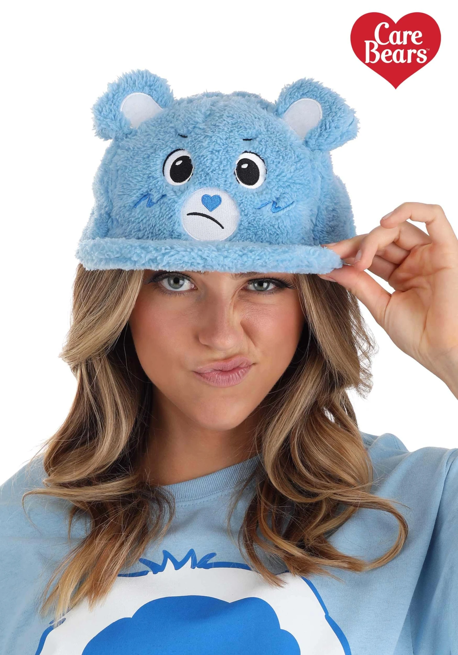 Elope Care Bears Grumpy Bear Fuzzy Cap 1 Elope Care Bears Grumpy Bear Fuzzy Cap