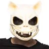 Seeing Red Cat Skull Adult Mask