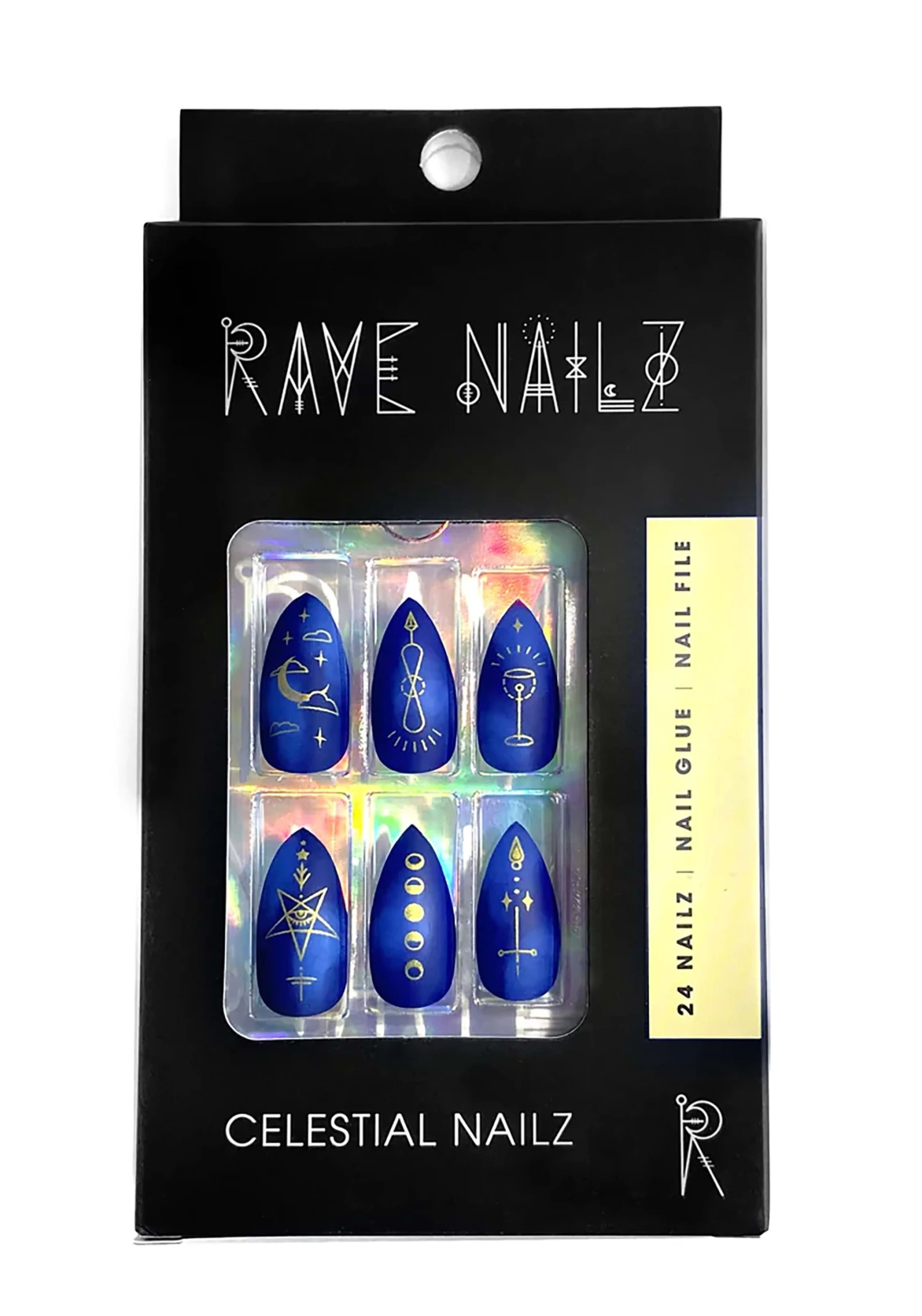 Rave Nailz Celestial- Press-On Nails Kit 2 Rave Nailz Celestial- Press-On Nails Kit - Image 2