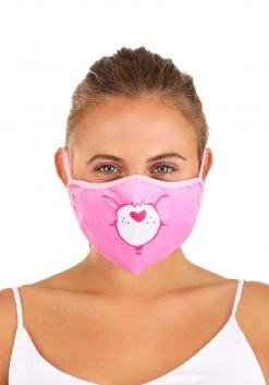 Elope Face Mask Cheer Bear Pack -Cheap Halloween Store cheer bear face mask pack alt 3