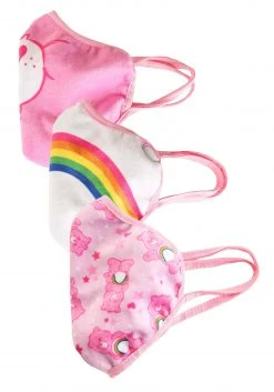 Elope Face Mask Cheer Bear Pack -Cheap Halloween Store cheer bear face mask pack alt 4