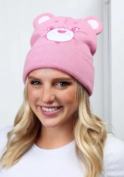 Elope Care Bears Cheer Bear Knit Hat For Adults -Cheap Halloween Store cheer bear knit hat alt 2