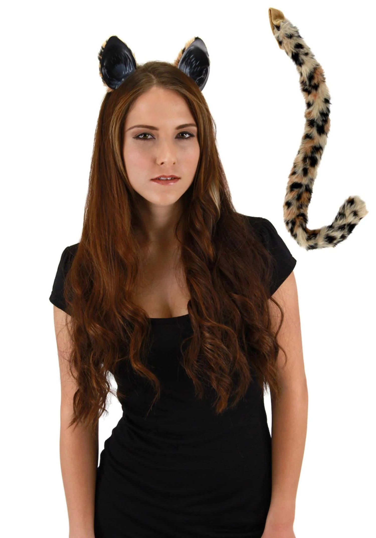 Elope Cheetah Cat Tail And Ears Set 1 Elope Cheetah Cat Tail And Ears Set