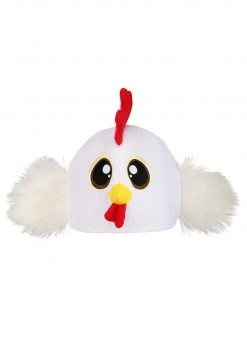 Elope Chicken Velour Hat 9 Elope Chicken Velour Hat -Cheap Halloween Store chicken plush hat alt 4