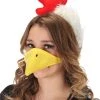 Elope Chicken Plush Headband & Beak Kit