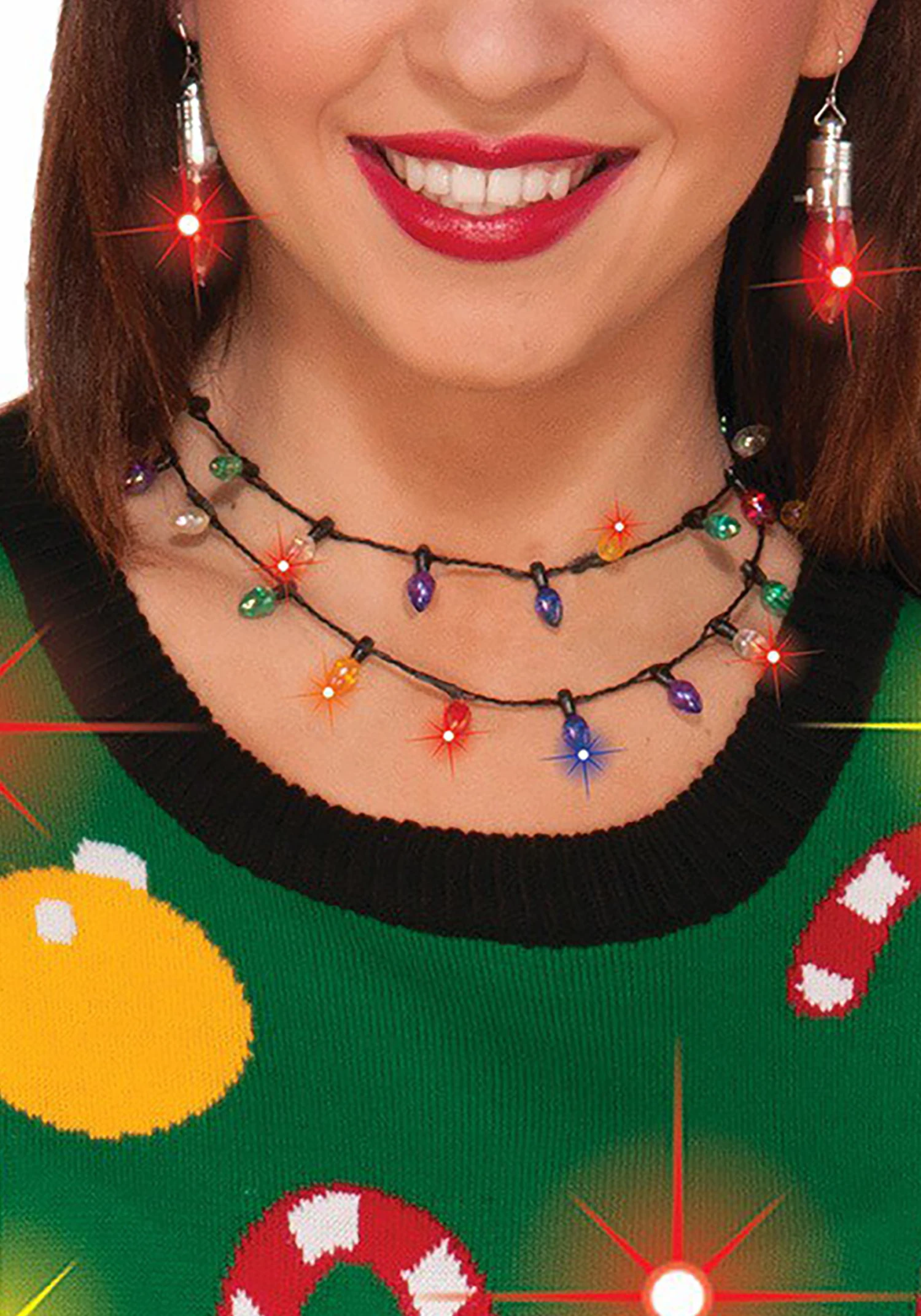 Forum Novelties, Inc Christmas Lights Necklace 1 Forum Novelties, Inc Christmas Lights Necklace