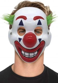 Smiffys Clown Mask With Hair