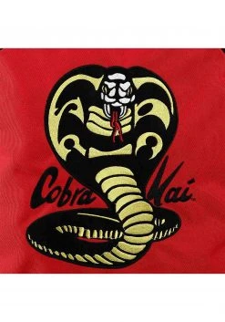 Bioworld Merchandising / Independent Sales Cobra Kai Embroidered Laptop Backpack -Cheap Halloween Store cobra kai embroidered patches laptop backpack alt 6