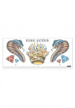 Tinsley Transfers Cobra Neck Tattoo -Cheap Halloween Store cobra neck tattoo alt 2