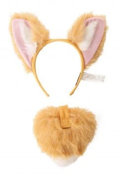 Elope Corgi Ears Headband & Tail Kit -Cheap Halloween Store corgi ears headband tail kit alt 2