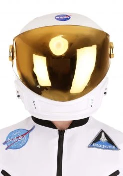 A Leading Role Cosmonaut Costume Helmet For Adults -Cheap Halloween Store cosmonaut adult space helmet alt 4