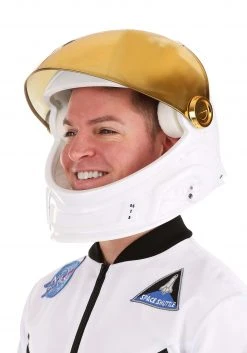 A Leading Role Cosmonaut Costume Helmet For Adults -Cheap Halloween Store cosmonaut adult space helmet alt 6