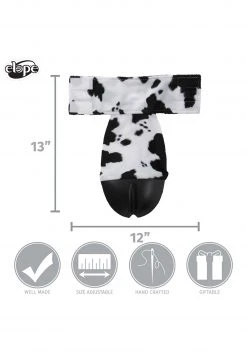 Elope Cow Costume Slip On Back Hooves -Cheap Halloween Store cow costume back hooves alt 5