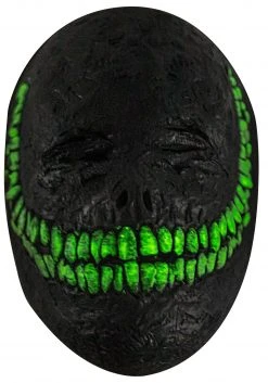 Ghoulish Productions Creepy Glow In The Dark Grinning Mask