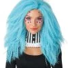 California Costume Collection Crimped 'n Kooky Blue Wig For Adults