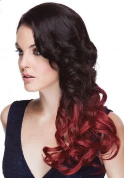 Westbay, Inc Crimson Sangria 22" Heat Stylable Clip In Hair Extension